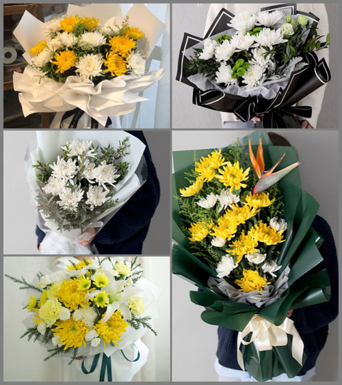 广东揭阳市揭东区埔田镇牌边村白事花束代送